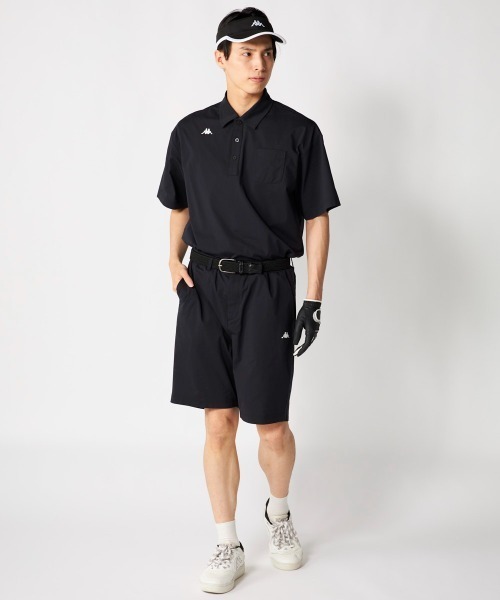 Kappa(カッパ)の「【Kappa/カッパ】PEARTEX素材 ポロシャツ+ショーツセットアップ ゴルフ アウトドア 普段着(セットアップ・メンズ・ブラック/ベージュ・X-LARGE/LARGE/MEDIUM)」の18枚目の写真