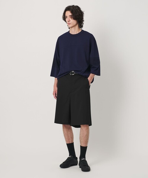 Thingless(シングレス)の「<Thingless>ワイド ショーツ(その他パンツ・メンズ・ダークグレー/ブラック・M/L/S)」の5枚目の写真
