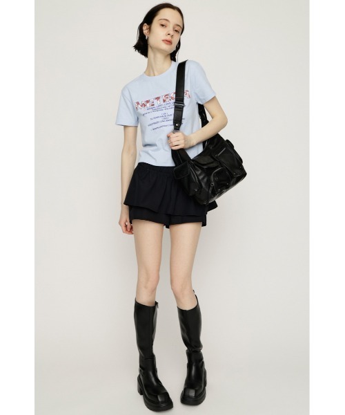 SLY(スライ)の「MANY PK SHOULDER BAG メニーポケットショルダーバッグ 夏服(ショルダーバッグ・レディース・ライトベージュ/ブラック・FREE)」の4枚目の写真