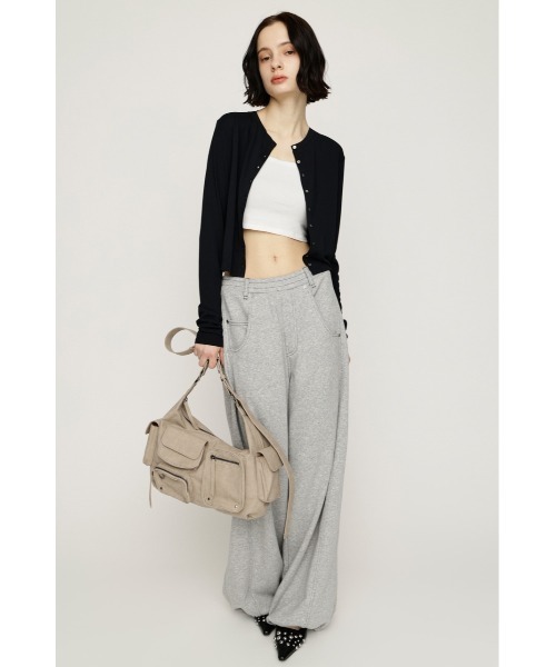 SLY(スライ)の「MANY PK SHOULDER BAG メニーポケットショルダーバッグ 夏服(ショルダーバッグ・レディース・ライトベージュ/ブラック・FREE)」の9枚目の写真