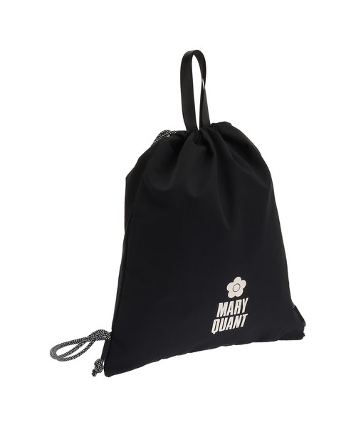 MARY QUANT(マリークワント)の「ロゴプリント ナップサック(バックパック/リュック・レディース・ブラック/アイボリー/ピンク・FREE)」の17枚目の写真