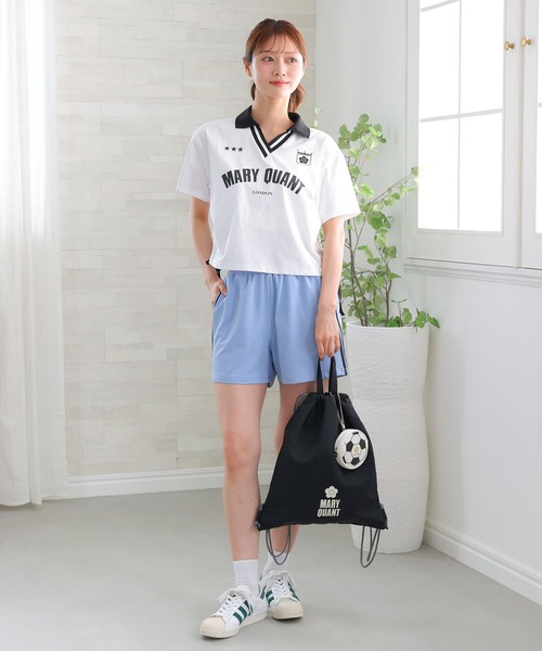 MARY QUANT(マリークワント)の「ロゴプリント ナップサック(バックパック/リュック・レディース・ブラック/アイボリー/ピンク・FREE)」の12枚目の写真