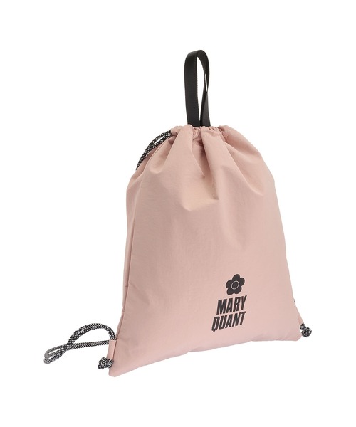 MARY QUANT(マリークワント)の「ロゴプリント ナップサック(バックパック/リュック・レディース・ブラック/アイボリー/ピンク・FREE)」の11枚目の写真