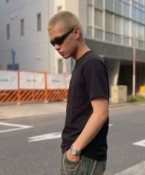 FRUIT OF THE LOOM(フルーツオブザルーム)の「FRUIT OF THE LOOM×ROOPTOKYO/フルーツオブザルーム×ループトウキョウ ブランドロゴ コラボTシャツ メンズ レディース ユニセックス 2026年 夏 夏服(Tシャツ/カットソー・メンズ・ブラック/ブラック系/ホワイト/ホワイト系・M/S/L)」の11枚目の写真