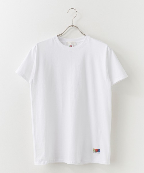 FRUIT OF THE LOOM(フルーツオブザルーム)の「FRUIT OF THE LOOM×ROOPTOKYO/フルーツオブザルーム×ループトウキョウ ブランドロゴ コラボTシャツ メンズ レディース ユニセックス 2026年 夏 夏服(Tシャツ/カットソー・メンズ・ブラック/ブラック系/ホワイト/ホワイト系・M/S/L)」の16枚目の写真