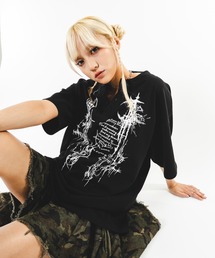 SHORT ROUND | SHORT ROUND/【26年春夏新作】トライバルロゴヘンリーネックT(Tシャツ/カットソー)