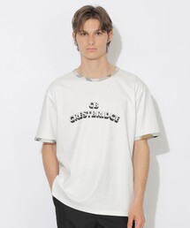 Quiet checkシリーズ】シトラテックハーフフレアスリーブT（Tシャツ