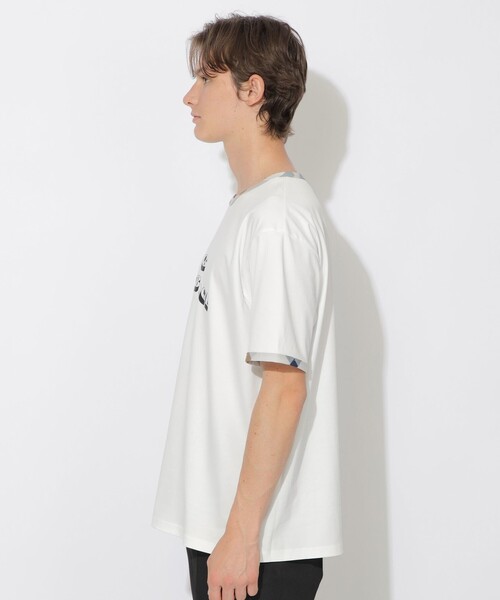 BLUE LABEL CRESTBRIDGE(ブルーレーベルクレストブリッジ)の「ロゴリンガーT(Tシャツ/カットソー・レディース・オフホワイト・1/2)」の5枚目の写真