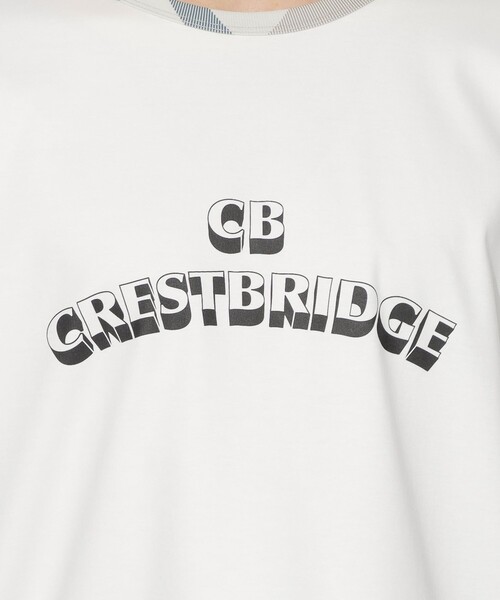 BLUE LABEL CRESTBRIDGE(ブルーレーベルクレストブリッジ)の「ロゴリンガーT(Tシャツ/カットソー・レディース・オフホワイト・1/2)」の7枚目の写真
