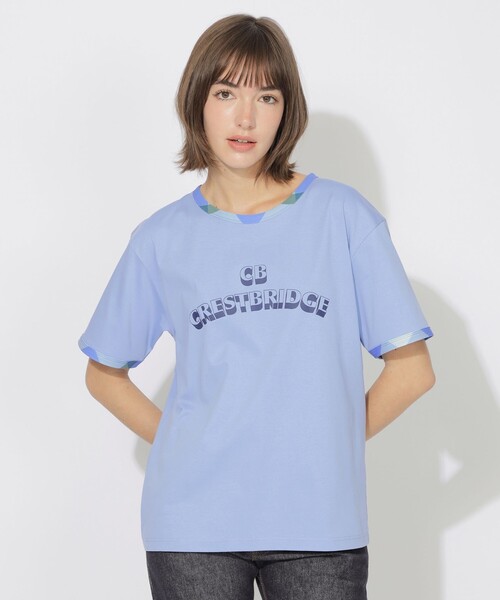BLUE LABEL CRESTBRIDGE(ブルーレーベルクレストブリッジ)の「ロゴリンガーT(Tシャツ/カットソー・レディース・オフホワイト・1/2)」の16枚目の写真