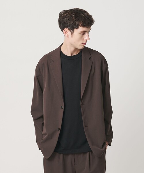 BEAUTY&YOUTH UNITED ARROWS(ビューティーアンドユースユナイテッドアローズ)の「360°MASTER リラックス 2B ジャケット セットアップ対応 撥水 ストレッチ ウォッシャブル(テーラードジャケット・メンズ・ブラック/ダークブラウン/ダークグレー・XL/L/M/S)」の3枚目の写真