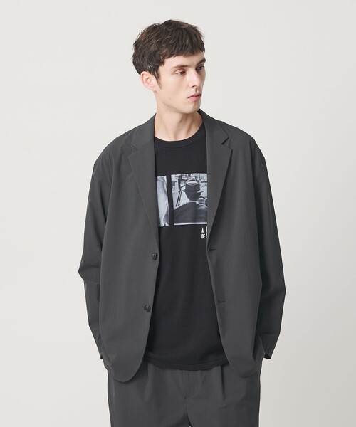 BEAUTY&YOUTH UNITED ARROWS(ビューティーアンドユースユナイテッドアローズ)の「360°MASTER リラックス 2B ジャケット セットアップ対応 撥水 ストレッチ ウォッシャブル(テーラードジャケット・メンズ・ブラック/ダークブラウン/ダークグレー・XL/L/M/S)」の2枚目の写真