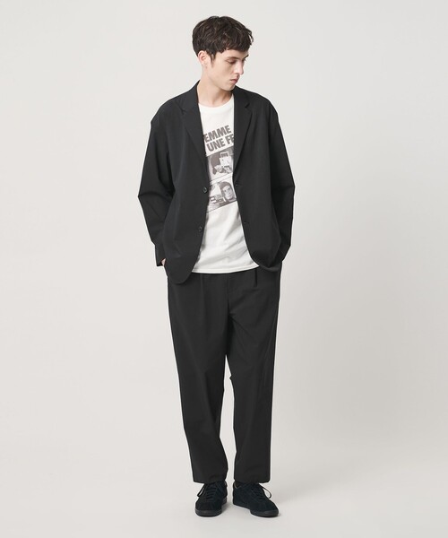 BEAUTY&YOUTH UNITED ARROWS(ビューティーアンドユースユナイテッドアローズ)の「360°MASTER リラックス 2B ジャケット セットアップ対応 撥水 ストレッチ ウォッシャブル(テーラードジャケット・メンズ・ブラック/ダークブラウン/ダークグレー・XL/L/M/S)」の4枚目の写真
