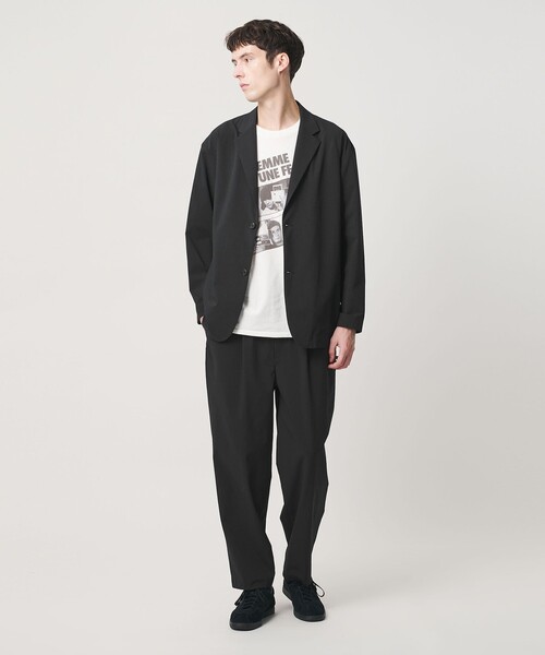 BEAUTY&YOUTH UNITED ARROWS(ビューティーアンドユースユナイテッドアローズ)の「360°MASTER リラックス 2B ジャケット セットアップ対応 撥水 ストレッチ ウォッシャブル(テーラードジャケット・メンズ・ブラック/ダークブラウン/ダークグレー・XL/L/M/S)」の6枚目の写真