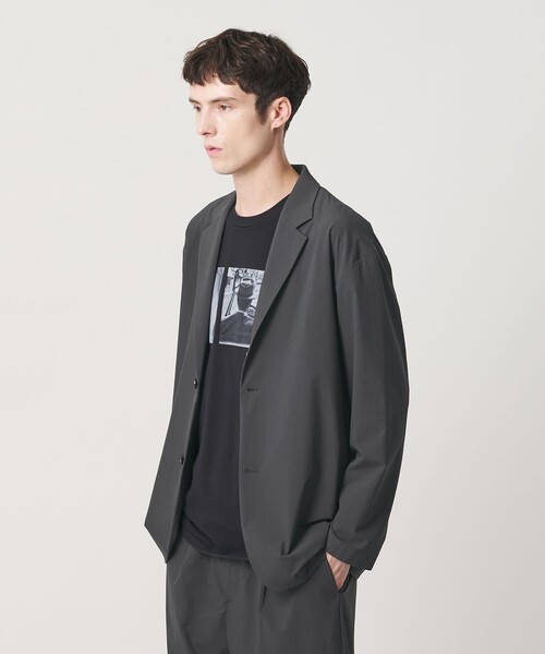 BEAUTY&YOUTH UNITED ARROWS(ビューティーアンドユースユナイテッドアローズ)の「360°MASTER リラックス 2B ジャケット セットアップ対応 撥水 ストレッチ ウォッシャブル(テーラードジャケット・メンズ・ブラック/ダークブラウン/ダークグレー・XL/L/M/S)」の8枚目の写真