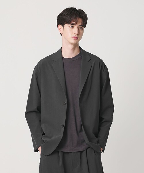 BEAUTY&YOUTH UNITED ARROWS(ビューティーアンドユースユナイテッドアローズ)の「360°MASTER リラックス 2B ジャケット セットアップ対応 撥水 ストレッチ ウォッシャブル(テーラードジャケット・メンズ・ブラック/ダークブラウン/ダークグレー・XL/L/M/S)」の10枚目の写真