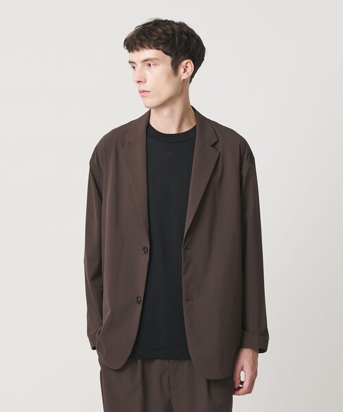 BEAUTY&YOUTH UNITED ARROWS(ビューティーアンドユースユナイテッドアローズ)の「360°MASTER リラックス 2B ジャケット セットアップ対応 撥水 ストレッチ ウォッシャブル(テーラードジャケット・メンズ・ブラック/ダークブラウン/ダークグレー・XL/L/M/S)」の12枚目の写真