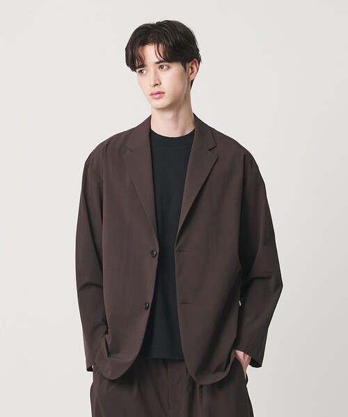 BEAUTY&YOUTH UNITED ARROWS(ビューティーアンドユースユナイテッドアローズ)の「360°MASTER リラックス 2B ジャケット セットアップ対応 撥水 ストレッチ ウォッシャブル(テーラードジャケット・メンズ・ブラック/ダークブラウン/ダークグレー・XL/L/M/S)」の14枚目の写真