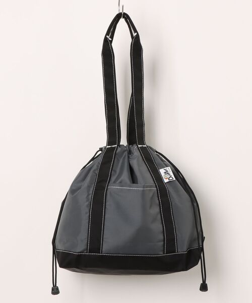Drifter(ドリフター)の「【Drifter】BUCKEYE DRAWSTRING TOTE M(トートバッグ・レディース・ブラック/ベージュ/レオパード/グレー・FREE)」の2枚目の写真