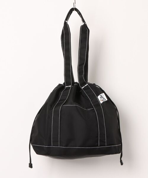 Drifter(ドリフター)の「【Drifter】BUCKEYE DRAWSTRING TOTE M(トートバッグ・レディース・ブラック/ベージュ/レオパード/グレー・FREE)」の1枚目の写真