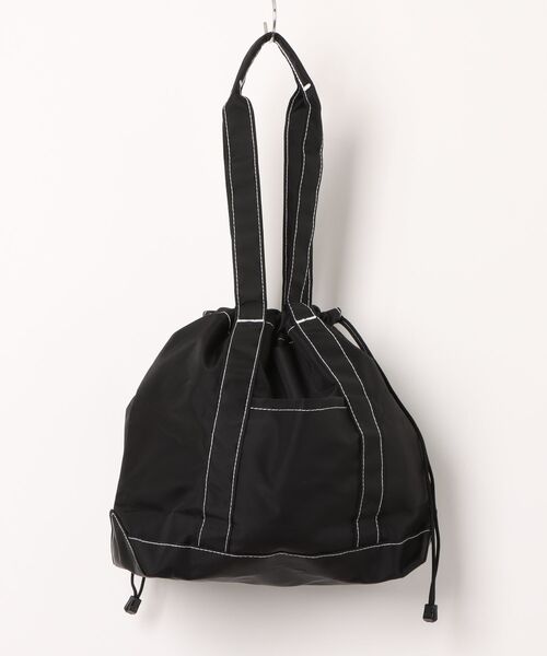 Drifter(ドリフター)の「【Drifter】BUCKEYE DRAWSTRING TOTE M(トートバッグ・レディース・ブラック/ベージュ/レオパード/グレー・FREE)」の5枚目の写真
