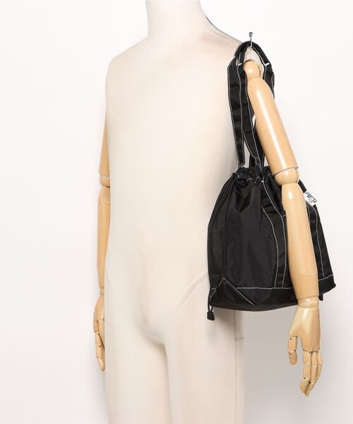 Drifter(ドリフター)の「【Drifter】BUCKEYE DRAWSTRING TOTE M(トートバッグ・レディース・ブラック/ベージュ/レオパード/グレー・FREE)」の10枚目の写真