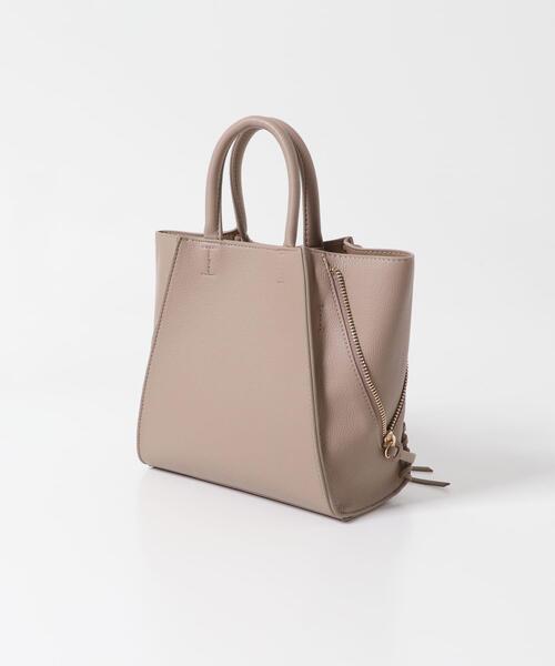 URBAN RESEARCH ROSSO WOMEN(アーバンリサーチ ロッソ)の「サイドジップミニトート(ハンドバッグ・レディース・ブラック/グレー系その他・-)」の7枚目の写真