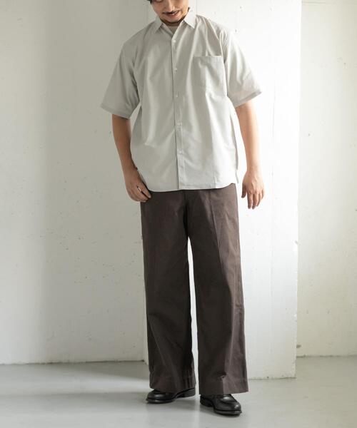 FORK&SPOON（フォークアンドスプーン）の「FORK&SPOON　TEC LINENシャツ（シャツ/ブラウス・メンズ・ブラック/ライトグレー/ブルー系その他・4/5）」の19枚目の写真