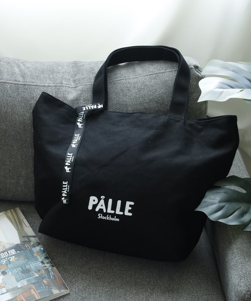 FUNALIVE（ファンアライブ）の「PALLE リボン付きトートバッグ（トートバッグ・レディース・ベージュ/ブラック・ONE SIZE）」の3枚目の写真