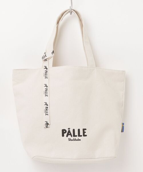 FUNALIVE（ファンアライブ）の「PALLE リボン付きトートバッグ（トートバッグ・レディース・ベージュ/ブラック・ONE SIZE）」の4枚目の写真