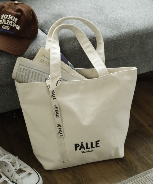 FUNALIVE（ファンアライブ）の「PALLE リボン付きトートバッグ（トートバッグ・レディース・ベージュ/ブラック・ONE SIZE）」の5枚目の写真