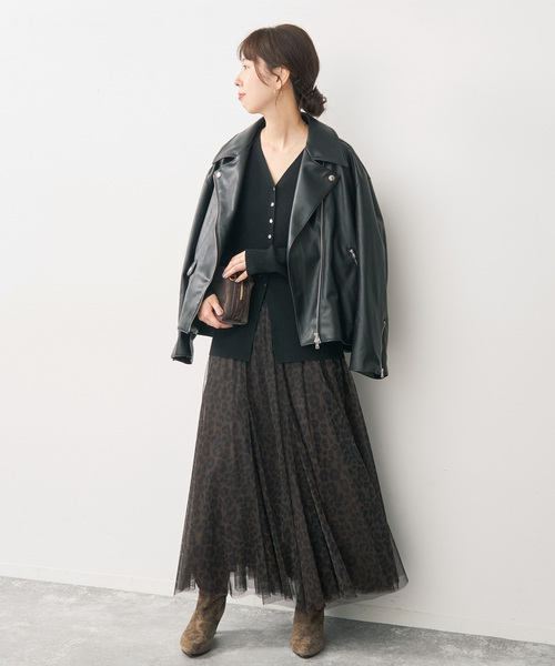 Spick & Span(スピックアンドスパン)の「《追加》チュールスカート(スカート・レディース・その他4/ブラック・36/38)」の13枚目の写真