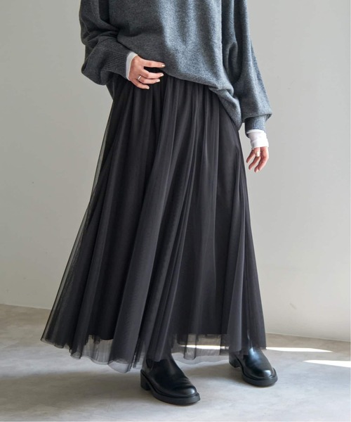 Spick & Span(スピックアンドスパン)の「《追加》チュールスカート(スカート・レディース・その他4/ブラック・36/38)」の16枚目の写真