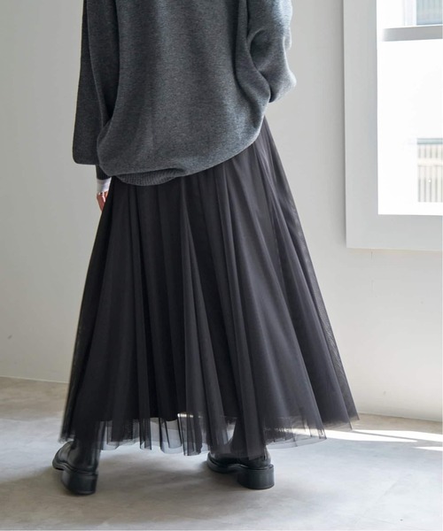 Spick & Span(スピックアンドスパン)の「《追加》チュールスカート(スカート・レディース・その他4/ブラック・36/38)」の17枚目の写真