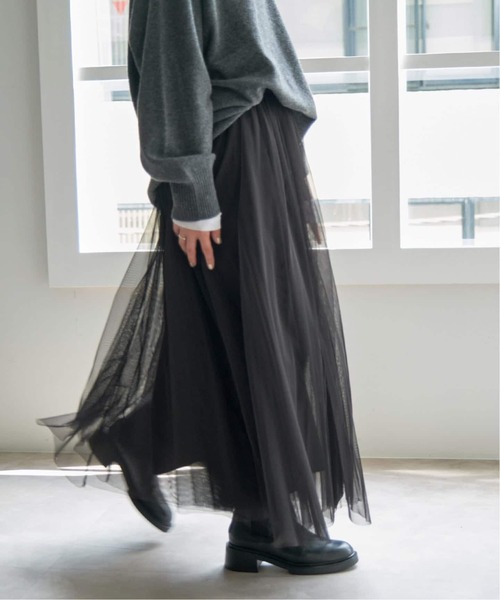 Spick & Span(スピックアンドスパン)の「《追加》チュールスカート(スカート・レディース・その他4/ブラック・36/38)」の18枚目の写真