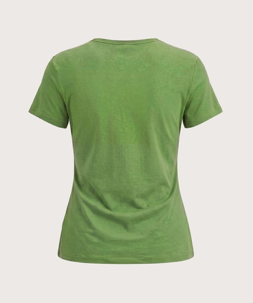 kiehtova(キエトヴァ)の「【kiehtova】KNOT LINE TOPS/ノット ライン トップス KTWR70 ※(Tシャツ/カットソー・レディース・グリーン/オフホワイト/ブラック・FREE)」の7枚目の写真