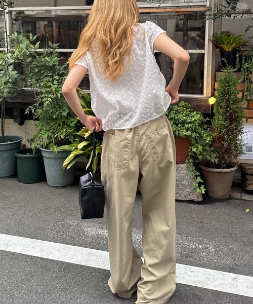 CANAL JEAN(キャナルジーン)の「HARING レース刺繍シャツ(シャツ/ブラウス・レディース・ホワイト・ONE SIZE)」の3枚目の写真