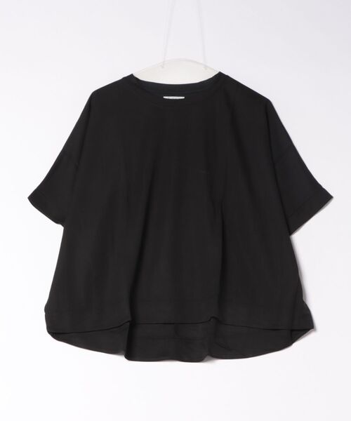 RCD(アールシーディー)の「接触冷感ピケコクーンプルオーバー(Tシャツ/カットソー・レディース・ブルー/チャコール/ブラック/グリーン・L/M)」の1枚目の写真
