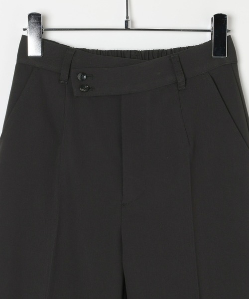 PAGEBOY（ページボーイ）の「ウエストデザインフレアパンツ（スラックス・レディース・ブラック/チャコールグレー・SMALL/MEDIUM）」の17枚目の写真