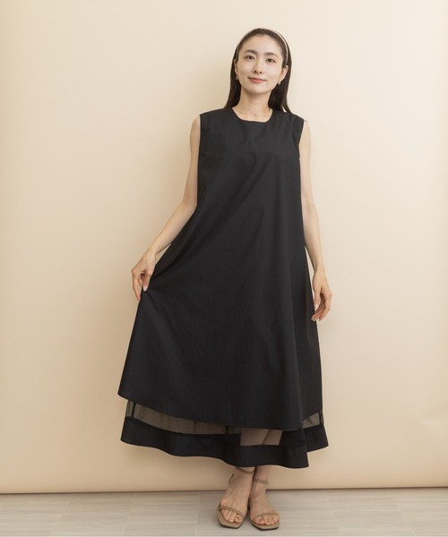 lodie(ロディ)の「裾シアーチュールワンピース(ワンピース・レディース・カーキ/ブラック・FREE)」の21枚目の写真