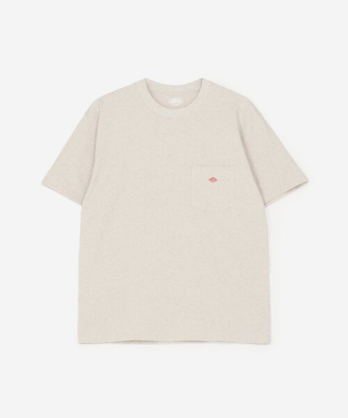 DANTON(ダントン)の「DANTON | ポケット クルーネックTシャツ SOLID WOMEN(Tシャツ/カットソー・レディース・ホワイト系その他5・M/S)」の2枚目の写真