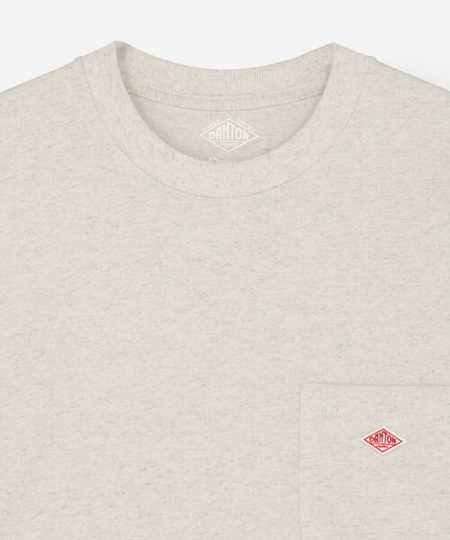 DANTON(ダントン)の「DANTON | ポケット クルーネックTシャツ SOLID WOMEN(Tシャツ/カットソー・レディース・ホワイト系その他5・M/S)」の4枚目の写真