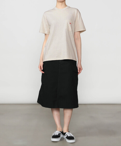 DANTON(ダントン)の「DANTON | ポケット クルーネックTシャツ SOLID WOMEN(Tシャツ/カットソー・レディース・ホワイト系その他5・M/S)」の12枚目の写真