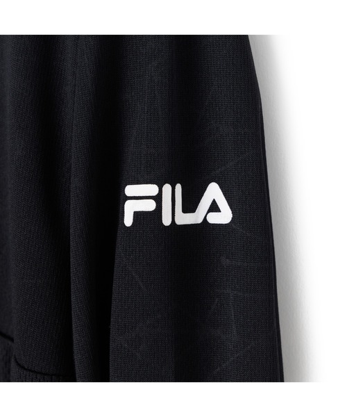 FILA(フィラ)の「DRY LONG SLEEVE HALF ZIP TEE / ドライ ハーフジップシャツ(Tシャツ/カットソー・メンズ・ライトブルー/ブラック/ネイビー・M/L/XL)」の6枚目の写真