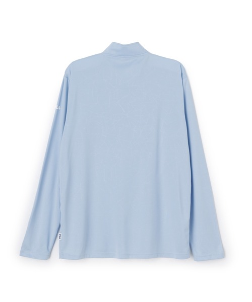 FILA(フィラ)の「DRY LONG SLEEVE HALF ZIP TEE / ドライ ハーフジップシャツ(Tシャツ/カットソー・メンズ・ライトブルー/ブラック/ネイビー・M/L/XL)」の7枚目の写真