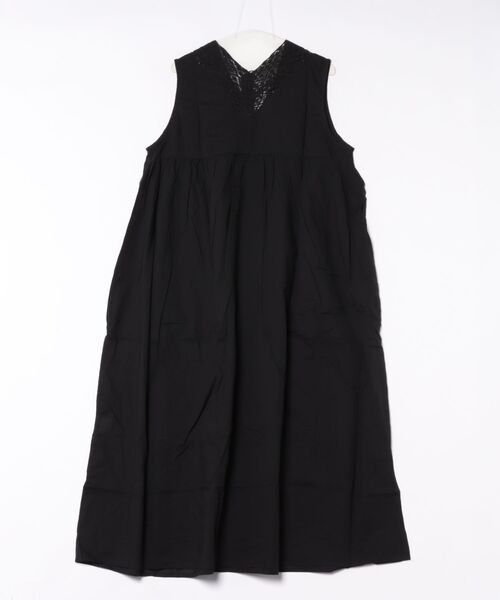 Sawa a la mode（サワアラモード）の「インド綿レース切り替えギャザーワンピース（ワンピース・レディース・ブラック・FREE）」の22枚目の写真