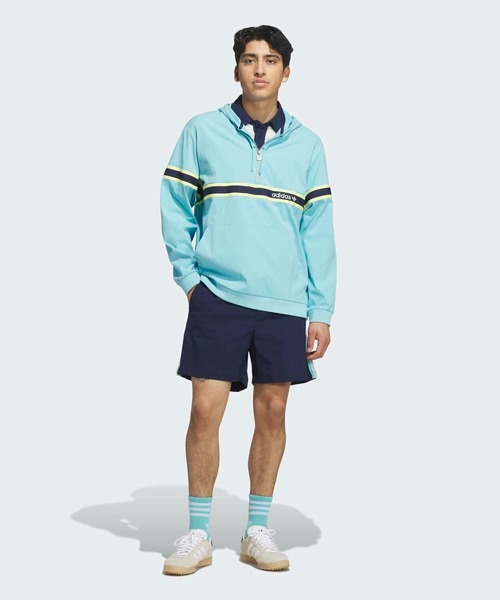 adidas(アディダス)の「オリジナルス サマー アノラックジャケット【adidas Golf/アディダスゴルフ】(ブルゾン・メンズ・アクア・3XL/XX-LARGE/X-LARGE/SMALL/LARGE/MEDIUM)」の5枚目の写真