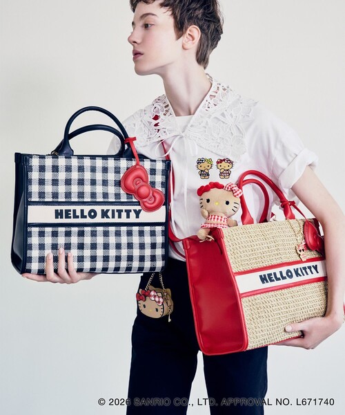 sanrio(サンリオ)の「【HELLO KITTY×VIS】日焼けデザイン ハローキティぬいぐるみチャーム(チャーム・レディース・ベージュ・FREE)」の9枚目の写真