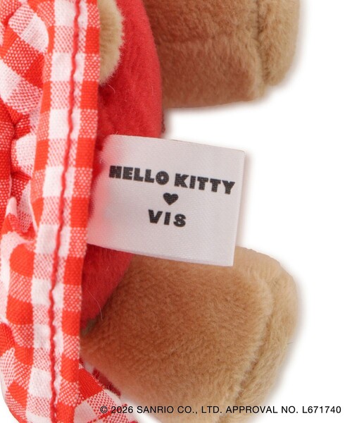 sanrio(サンリオ)の「【HELLO KITTY×VIS】日焼けデザイン ハローキティぬいぐるみチャーム(チャーム・レディース・ベージュ・FREE)」の5枚目の写真