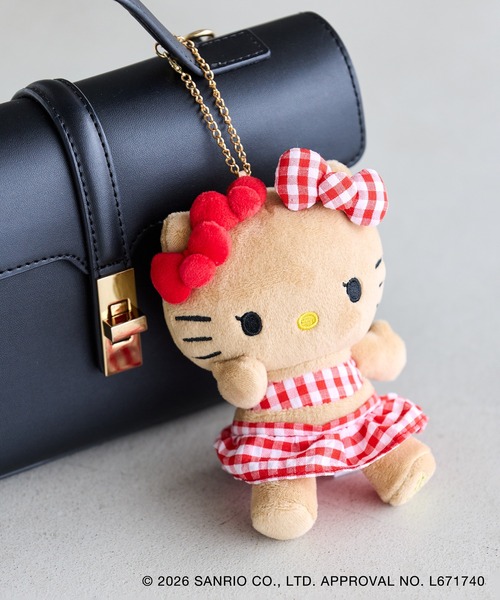 sanrio(サンリオ)の「【HELLO KITTY×VIS】日焼けデザイン ハローキティぬいぐるみチャーム(チャーム・レディース・ベージュ・FREE)」の12枚目の写真